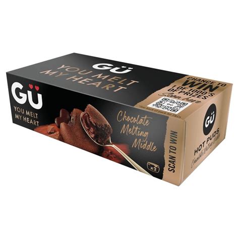 Gu Hot Puds Chocolate Melting Middle Dessert Ocado