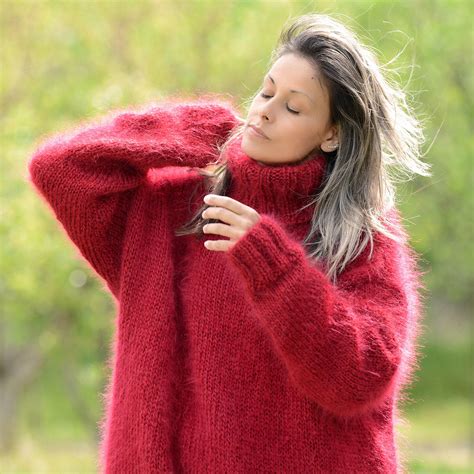 Hand Knit Mohair Sweater Pullover Fuzzy Jumper Mytwist Flickr