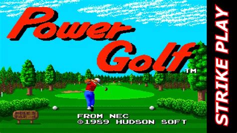 Power Golf Turbografx 16 Stroke Play Sample Gameplay Youtube