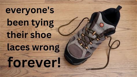 Everyones Been Tying Their Shoe Laces Wrong Forever Youtube