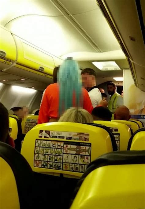 Passengers Filmed Vomiting In Aisles And Causing Havoc On Ryanair Flight From Hell Mirror Online