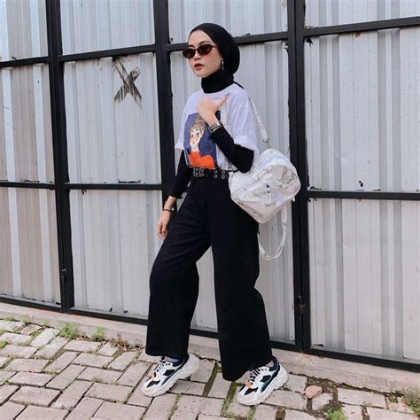 Ootd Hijab Street Hijab Fashion Hijab Style Casual Hijabi Outfits Casual