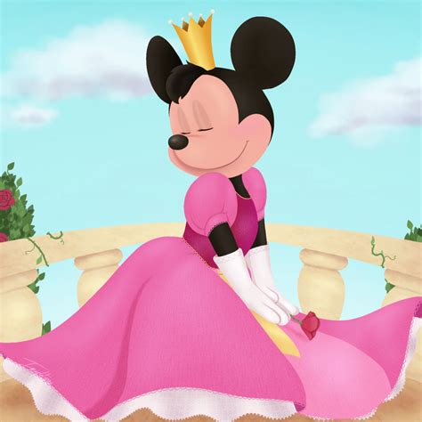 Minnie Princess Minnie Png Digital Illustration Instant