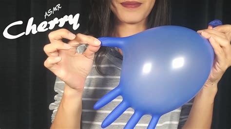 【asmr】blowing Gloves Like A Balloon Tapping And Rubbing 풍선처럼 장갑을 부풀리고 마찰 ゴム手袋風船をタッピング Youtube