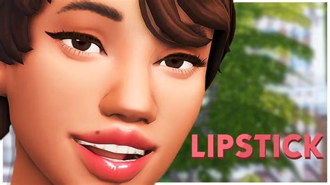 Black Girl Lipstick Sims 4 Cc Maxis Match Furniture Set
