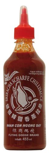[6x 455ml] Flying Goose Sriracha Sehr Scharfe Chillisauce Superscharf Amazon De Lebensmittel