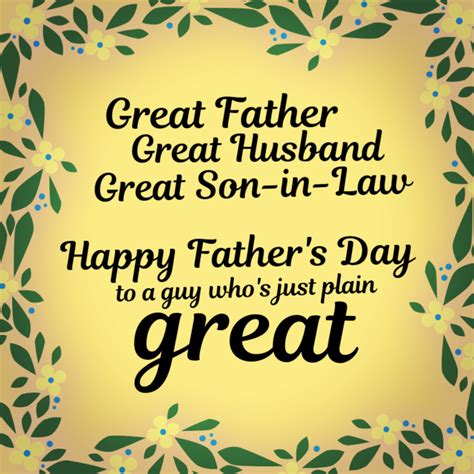 35 Ways To Say Happy Fathers Day To Your Son In Law
