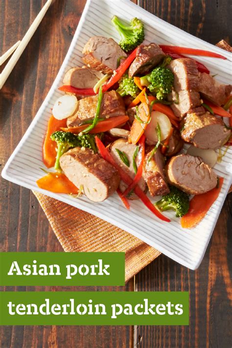 Pork loin may not be as apt to dry out, but if you prefer simple flavors, season as recommended by this livestrong.com recipe for roast pork tenderloin. Asian Pork Tenderloin Packets - Fire up the grill! This ...