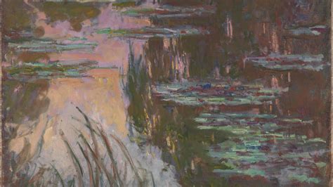 Claude Monet Water Lilies Setting Sun Ng6608 National Gallery