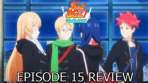 A team has gone on a trip to make a deal happen, but robinson. Food Wars Shokugeki no Soma Season 3 Episode 15 Anime ...