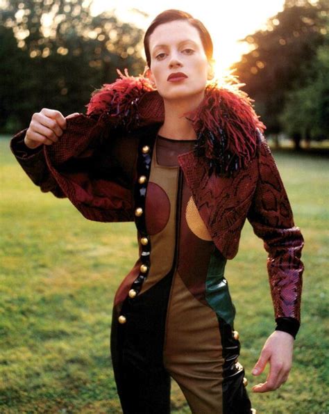 Kristen Mcmenamy By Steven Meisel Vogue Italia Dec 1992 Fashion