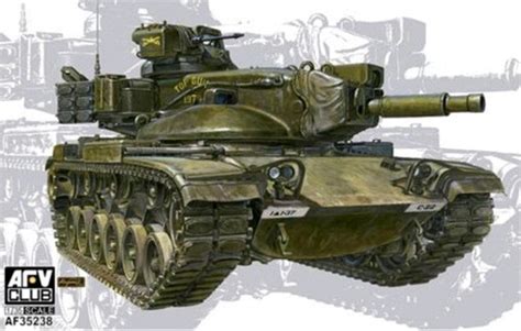 M60a2 Starship Patton Early Version Main Battle Tank 135 Afv Club