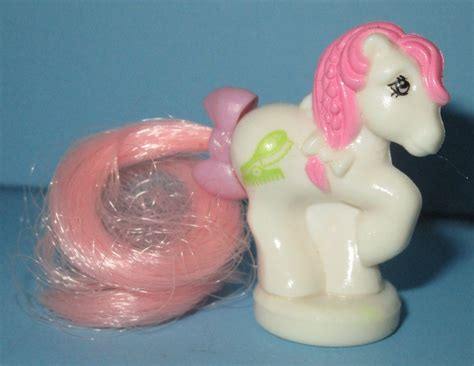 Vintage My Little Pony Petite Ponytail Ponies Set 3 Brush Toy Sisters