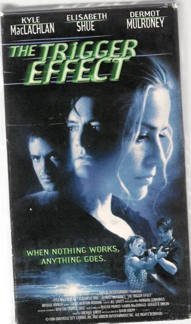 The Trigger Effect Vhs Kyle Maclachlan Elisabeth Shue New Sealed Watermark Picclick
