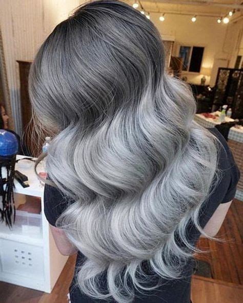 Nice 20 Glamorous Ash Blonde And Silver Ombre Frisuren Hair Lockige