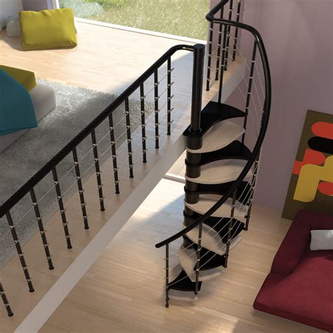Space Saver Spiral Staircase Type Trio 180° L00l Stairs