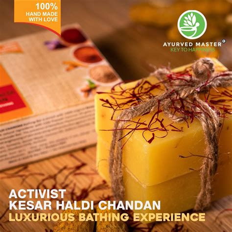Ayurved Master Kesar Haldi Chandan Handmade Soap At Rs 160 Piece Bath