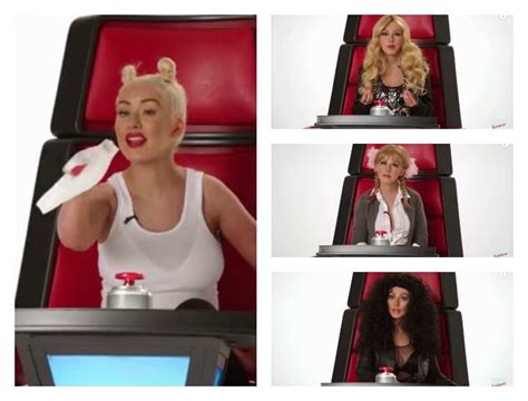 Christina Aguilera Celebrity Impressions On The Voice