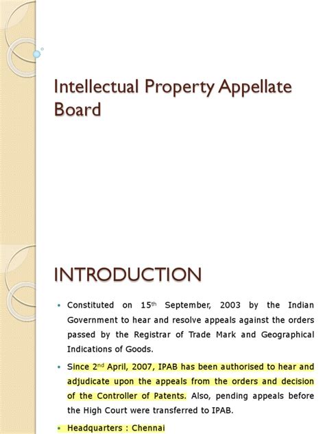 Ipab And Biotechnological Patents Pdf Appeal Patent