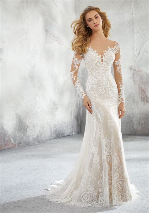 A minimal silk slip dress is the obvious choice. Lorraine Wedding Dress | Style 8276 | Morilee
