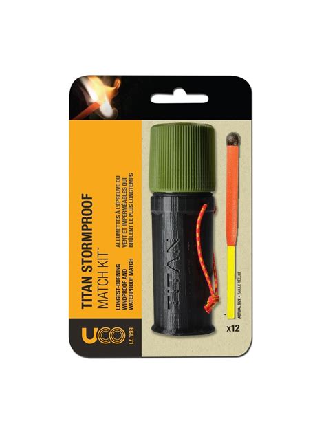Uco Titan Match Kit Long Lasting Waterproof Matches
