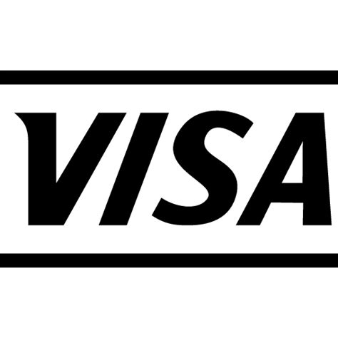 White Visa Logo Logodix