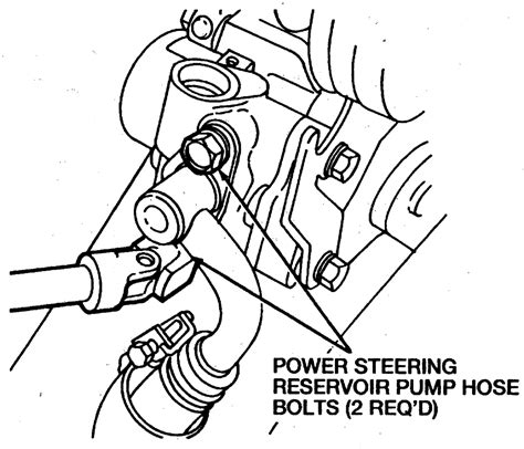 Nissan Power Steering Pump Removal