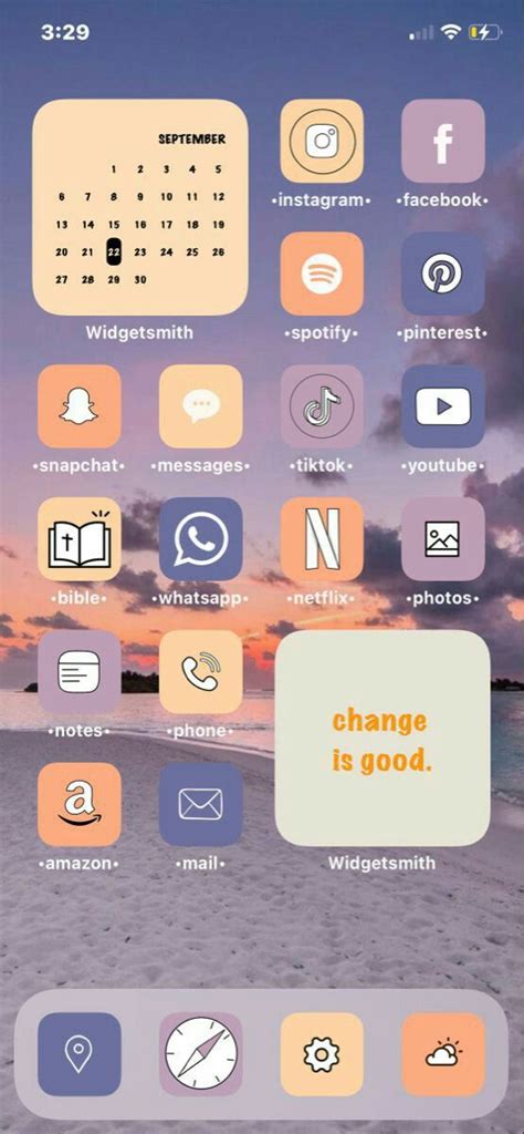 Aesthetic App Icons Ios 14 Homescreen Customization Iphone