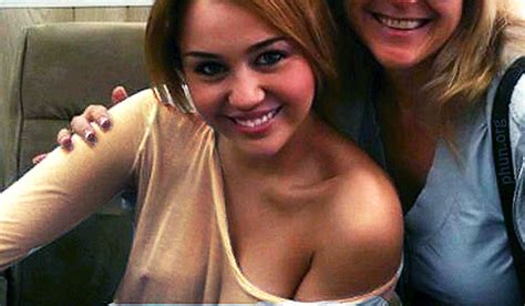Miley Cyrus Shows Nipple Pokies In Braless Twitter Pic Celebrities Nude