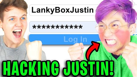 Can Lankybox Justin Get His Hacked Roblox Account Back Rage Moments