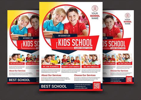 Junior School Education Flyer Flyer Flyer Template Brochure