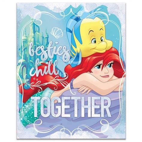 Ariel And Flounder Best Friends Super Herói Herói