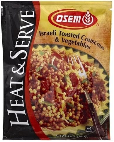 Be sure and sign up for our mailing list so you'll never miss a chef buck cooking. Osem Israeli Toasted Couscous & Vegetables - 4.6 oz ...