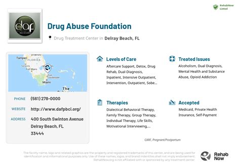 Drug Abuse Foundation • Delray Beach Florida Drug Rehab
