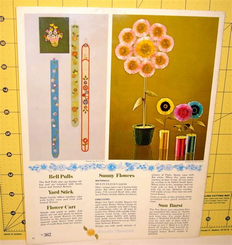 Flower Loom Projects 1969 16 Pages