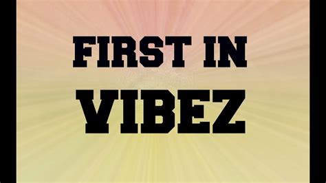 First In Vibez Youtube