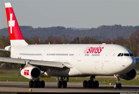 Hb Jmc Swiss Airbus A340 300 At Zurich Photo Id 128919 Airplane