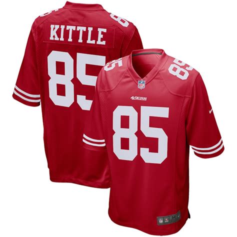 Nike George Kittle San Francisco 49ers Scarlet Game Jersey
