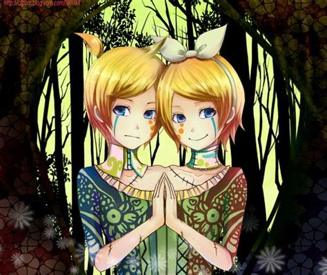 Len And Rin Dark Wood Circus~ Rin Y Len Kagamine Dibujos Imagenes