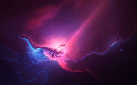 Wallpaper Colorful Nebula Galaxy Artwork Digital Art Stars