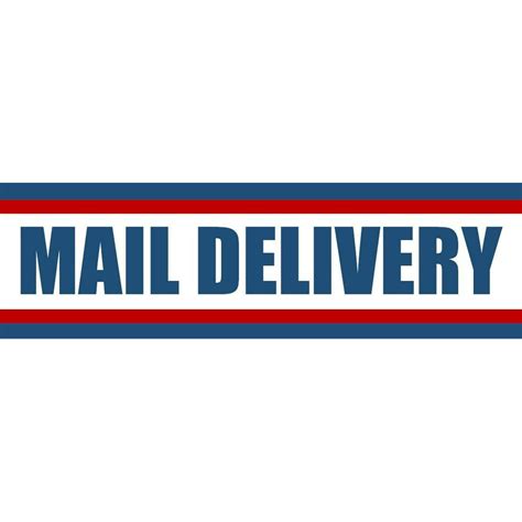 Usps Bumper Decal Sign Mail Delivery Carrier Decal Usps 3x10