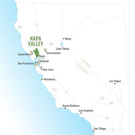 Napa Valley California Map Topographic Map Of Usa With States