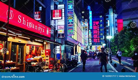 Shinjuku Red Light District Kabukicho In Tokyo Editorial Photography