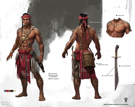 Main Game Character Concept Art 1st Pass By Bryan Sola R