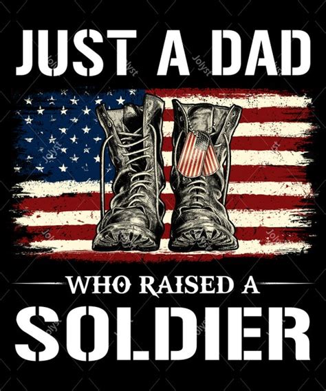Proud Soldier Dad Shirt Png File Army Veteran Boots Etsy