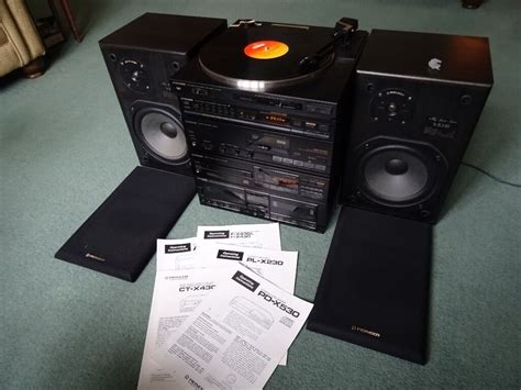 Mint Pioneer Separates Hifi Stack System Speakers And All Manuals