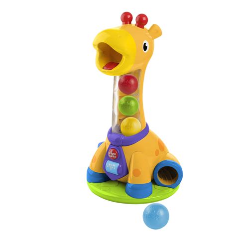 Bright Starts Spin And Giggle Giraffe Ball Popper Musical Activity Toy
