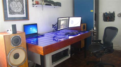 Diy Rgb Light Office Desk Office Desk
