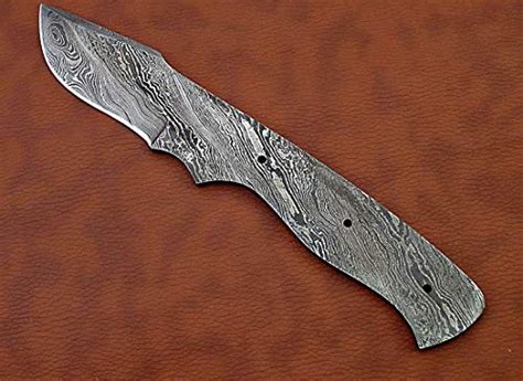 85 Inches Long Blank Blade Knife Making Supplies Damascus Steel Clip