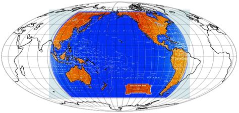 Gis Appropriate Map Projection For The Pacific Ocean Math Solves